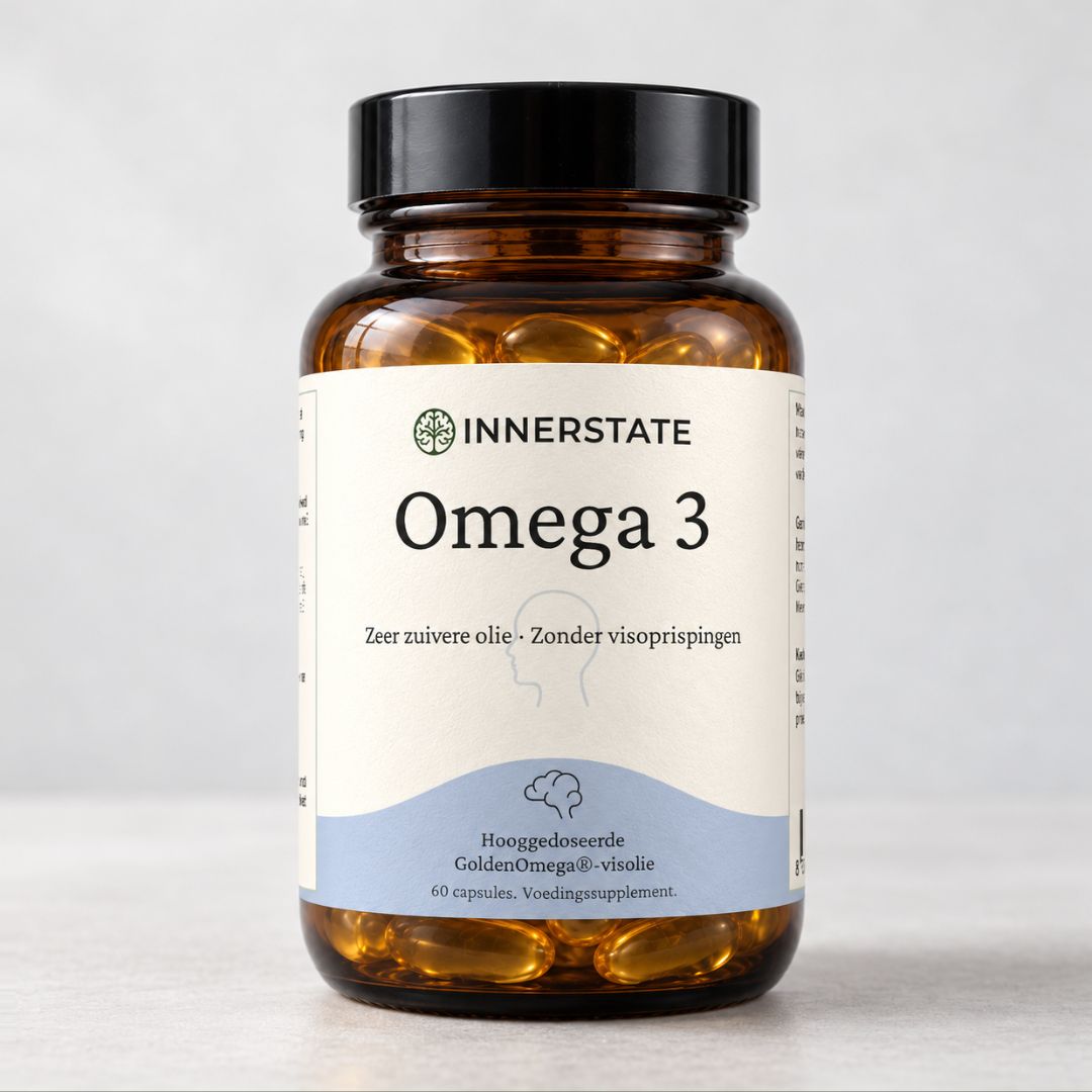 Innerstate Omega-3 voedingssupplement met 570 mg EPA en 430 mg DHA per capsule