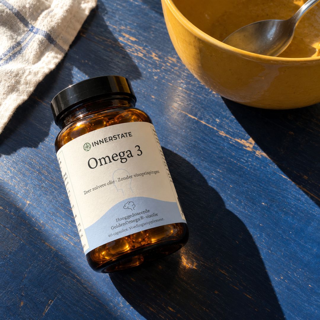 Pot Innerstate Omega-3 met 60 capsules GoldenOmega-visolie